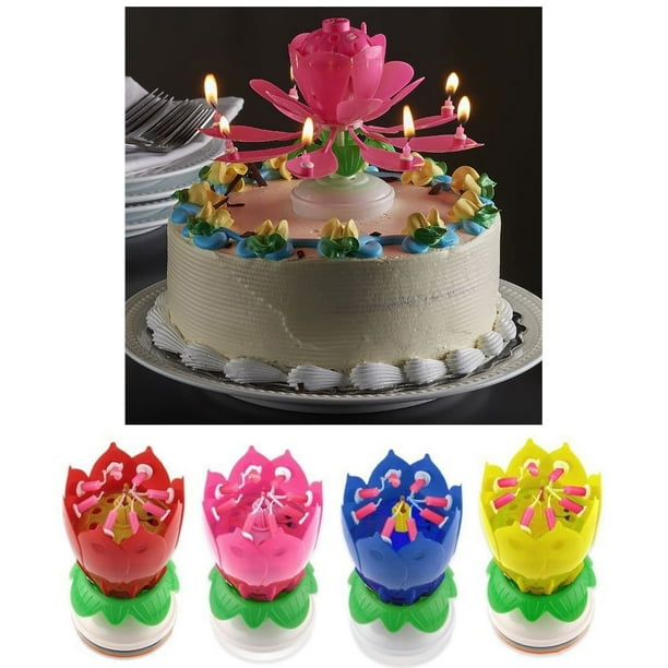 Cake Party,DecoPac,Multi-Color Princess,Disney Musical Birthday Candle,Wax 